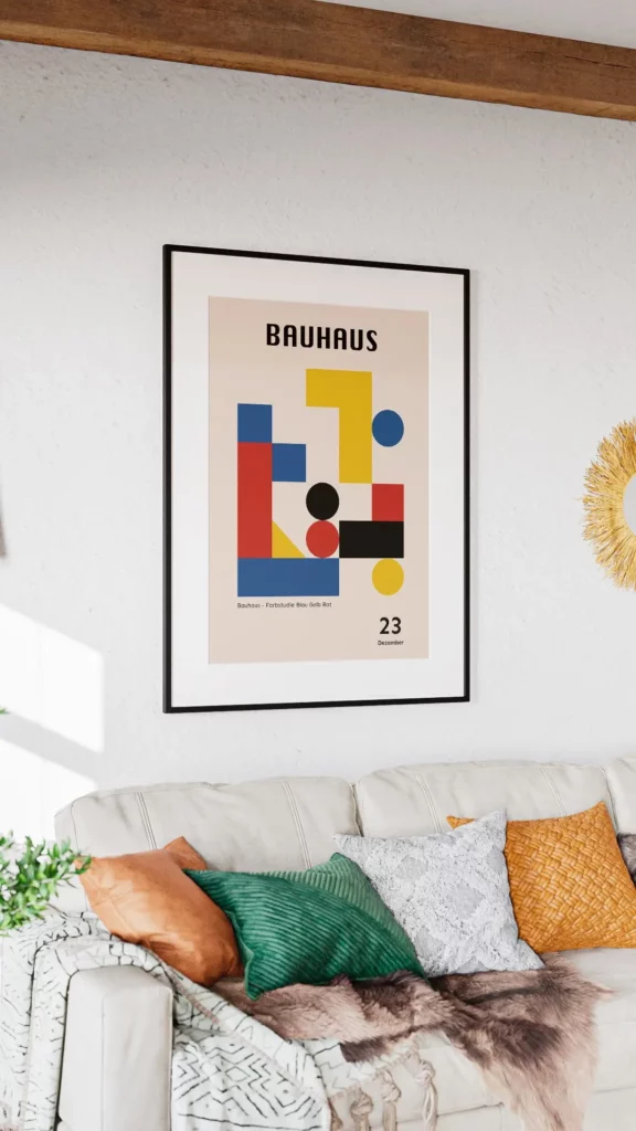 Bauhaus Farbstudie Poster